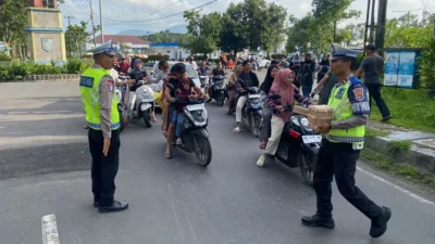 Polres Lombok Barat Amankan Ngabuburit di Dasan Geres