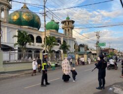 Satgas Preventif Operasi Ketupat Rinjani 2026 Polres Bima Kabupaten Pos PAM Bolo Gelar Patroli dan Pengembangan Sholat Idhul Fitri