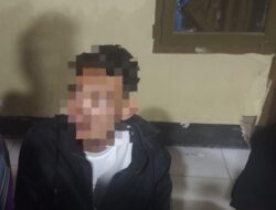 Satu dari dua terduga pelaku penganiayan di Madawau berhasil diringkus gabungan Satreskrim Polres Bima dan Polsek Madapangga