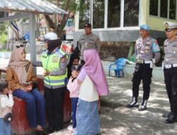 Personel Ops Ketupat Rinjani 2026 Laksanakan Patroli dan Himbauan di Objek Wisata Kota Bima