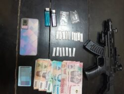 Sinergi TNI-Polri di Empang: Gulung Pengedar Narkoba, 17 Poket Sabu Dalam Pistol Mainan Diamankan