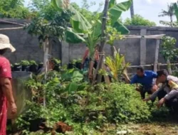 Polres Lombok Barat Perkuat Ketahanan Pangan di Giri Tembesi