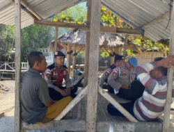 Tingkatkan Keamanan Kawasan Wisata, Polsek Sekotong Intensifkan Patroli KRYD di Pantai Gunung Ketapang