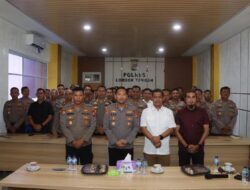 Polres Loteng Terima Pembekalan dari Kasatgaswil NTB Densus 88 AT Polri tentang Pencegahan Terorisme