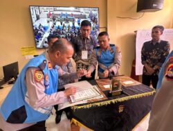 Polres Dompu Gelar Pengambilan Sumpah dan Penandatanganan Pakta Integritas Penerimaan Polri T.A. 2026