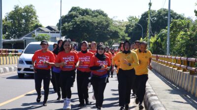 Bhayangkari Lombok Utara All Out Dukung Kemala Bhayangkari Run 2026, Perkuat Misi Kemanusiaan Lewat Olahraga