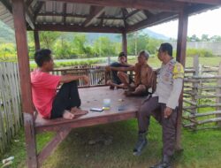 INTENSIFKAN SAMBANG WARGA,BHABINKAMTIBMAS POLSEK PAJO PERKUAT KAMTIBMAS DI DESA RANGGO