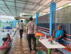 Hadir Mengayomi, Personel Polsek Woha Gelar Patroli Cipkon Mobile dan Sambangi Lokasi Wisata