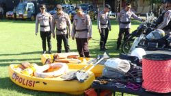 *Polres Sumbawa Barat Gelar Apel Kesiapan Antisipasi Bencana dan Kontigensi Aman Nusa I Rinjani 2026*