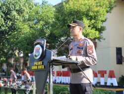 Apel Kontingensi Aman Nusa I Rinjani 2026, Kapolres Bima Kota Tekankan Kewaspadaan dan Deteksi Dini