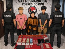 UNGKAP KASUS NARKOTIKA DI KECAMATAN KEMPO, TIGA TERDUGA PELAKU DIAMANKAN