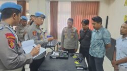 POLRES SUMBAWA BARAT MELAKSANAKAN PENGECEKAN ADMINISTRASI SENPI
