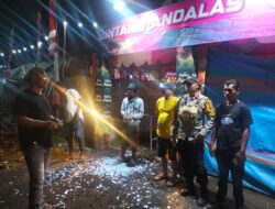 SAMBANG DAN MONITORING PASAR MALAM, BHABINKAMTIBMAS WUJUDKAN KAMTIBMAS KONDUSIF