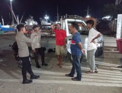 Polsek Kawasan Pelabuhan Laut Bima Intensifkan Patroli Malam, Jaga Keamanan dan Ketertiban