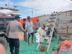 Polsek Kawasan Pelabuhan Laut Bima Gelar Patroli Rutin dan Sosialisasi Layanan 110