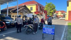 Tingkatkan Kedisiplinan Personel, Si Propam Polres Sumbawa Gelar Gaktibplin dan Razia Judi Online