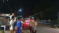 Polsek Lambu Gelar Patroli Blue Light, Antisipasi Gangguan Harkamtibmas di Malam Hari