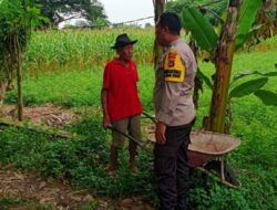 Polsek Labuapi Turun Tangan, Ubah Lahan Tidur Jadi Sumber Pangan di Karang Bongkot
