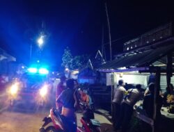 Polsek Langgudu Intensifkan Patroli Blue Light Cipkon, Sasar Titik Rawan di Tiga Desa