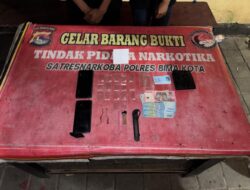 Polisi Gerebek Rumah di Sarae, 14 Klip Sabu dan Dua Terduga Diamankan