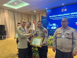 Humas Polres Bima Kota Raih Penghargaan Terbaik pada Rakernis Bidhumas Polda NTB 2026