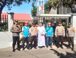 Berikan Rasa Aman, Polres Bima Kota Kawal Ibadah Kenaikan Isa Al-Masih Tahun 2026