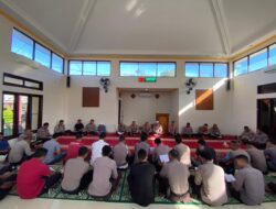 Polres Bima Kota Gelar Binrohtal, Tingkatkan Keimanan dan Ketakwaan Personel