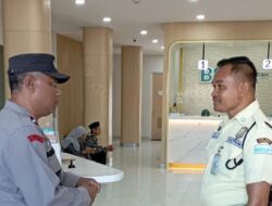 SAT BINMAS POLRES DOMPU BERIKAN PEMBINAAN KEPADA SATPAM BANK BSI SYARIAH DOMPU