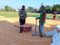 Polri Hadir untuk Petani, Polsek Hu’u Kawal Program Ketahanan Pangan Nasional
