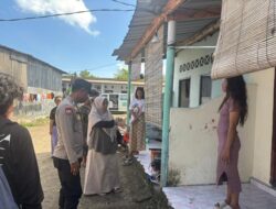 Bhabinkamtibmas Dampingi TRC Evakuasi Warga Alami Stres ke Puskesmas