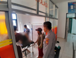 Aksi Cepat Polisi Selamatkan Korban dan Amankan Pengemudi Pasca Laka di Manggelewa