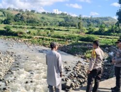Polsek Dompu Tangani Penemuan Seorang Lansia Meninggal Dunia di Aliran Sungai Desa Manggena’e