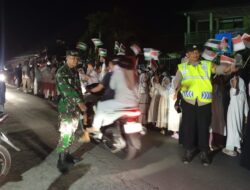 Kawal Pawai Ta’aruf di Labuapi, TNI-Polri Jaga Kamtibmas