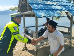 Antisipasi Lonjakan Pengunjung Wisata di Pantai Kalaki Saat Libur Idhul Adha, Satlantas Polres Bima Disiagakan di Kawasan Wisata