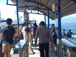 Polsubsektor Gili Indah Laksanakan Pemantauan di Dermaga Gili Trawangan