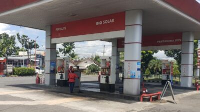 Polsek Kediri Pantau SPBU, Pastikan Situasi Tetap Kondusif