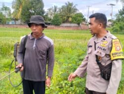 Bhabinkamtibmas Bagik Polak Kawal Ketahanan Pangan Desa