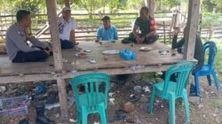 BHABINKAMTIBMAS DAN BABINSA DESA NANGATUMPU PERKUAT SATKAMLING, WUJUDKAN KAMTIBMAS YANG KONDUSIF