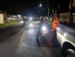 SAT LANTAS POLRES DOMPU INTENSIFKAN BLUE LIGHT PATROL DAN REKAYASA ARUS LALU LINTAS UNTUK WUJUDKAN KAMSELTIBCAR LANTAS