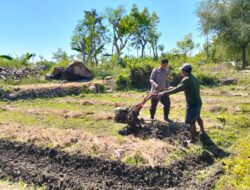 Bhabinkamtibmas Desa Gelanggang Intensifkan Sambang dan Himbauan Kamtibmas kepada Masyarakat Montong Kocek