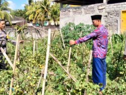 Bhabinkamtibmas Desa Jango Ajak Warga Dukung Program Ketahanan Pangan Nasional