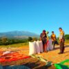 BHABINKAMTIBMAS POLSEK PEKAT LAKUKAN PEMANTAUAN HASIL PANEN JAGUNG WARGA DI DESA DOROPETI