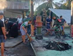 Gotong Royong Pulihkan Pura Satria Dharma Pascakebakaran
