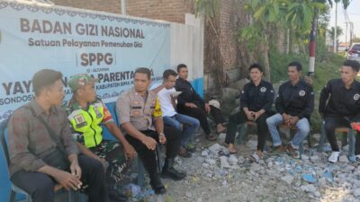 Bhabinkamtibmas Polsek Bolo Polres Bima Kabupaten Hadiri Syukuran Pembangunan SPPG Sondosia 2