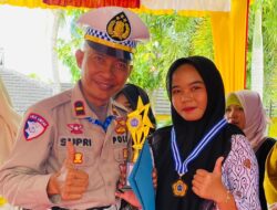 Pesan Polres Lombok Barat di SMPN 1 Lembar: Jangan Dulu Beri Anak Motor