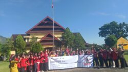 Kampanye TBC dan Senam Sehat di Brang Ene, Wujud Kolaborasi Polri PT AMMAN dan Dinas Kesehatan Tingkatkan Kesadaran Masyarakat