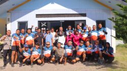 GOWES KAMTIBMAS KAPOLRES LOMBOK UTARA DI DESA SAMAGUNA DIIRANGKAIKAN BAKTI KESEHATAN DAN BANSOS