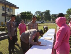 Personel Polres Bima Kota Teken Pakta Integritas, Siap Jaga Profesionalisme dan Disiplin