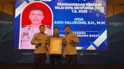 Polres Sumbawa Barat Raih Penghargaan IKPA 100, Kasikeu Terima Langsung dari Kapolda NTB pada Rakernis Keuangan Polri 2026