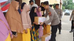 Sambut HUT Bhayangkara ke-80, Polres Bima Kota Salurkan 1.000 Paket Sembako